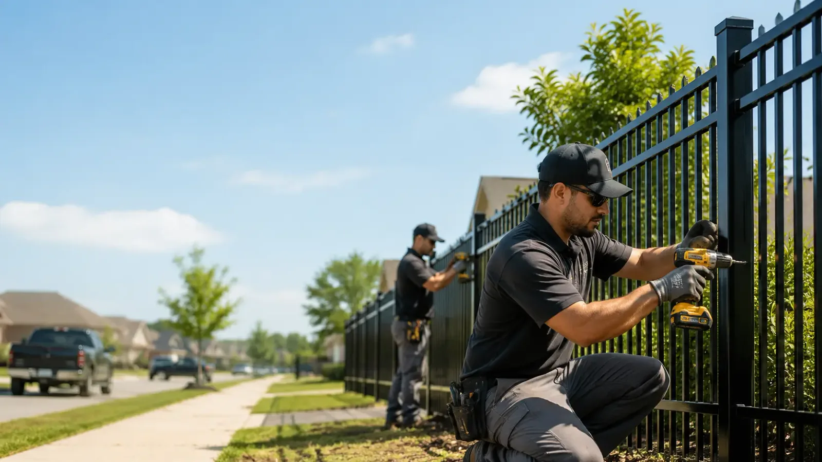 Metal Fence Installation in Middletown, OH